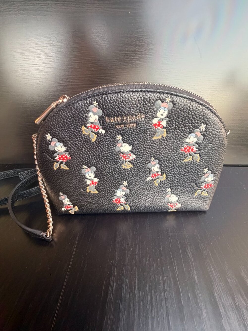 Kate Spade New York Disney Minnie Mouse Double Zip Crossbody Bag